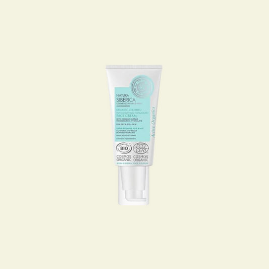 Crema Facial Vigorizante Día y Noche para Piel Seca o Apagada 50 ml.
