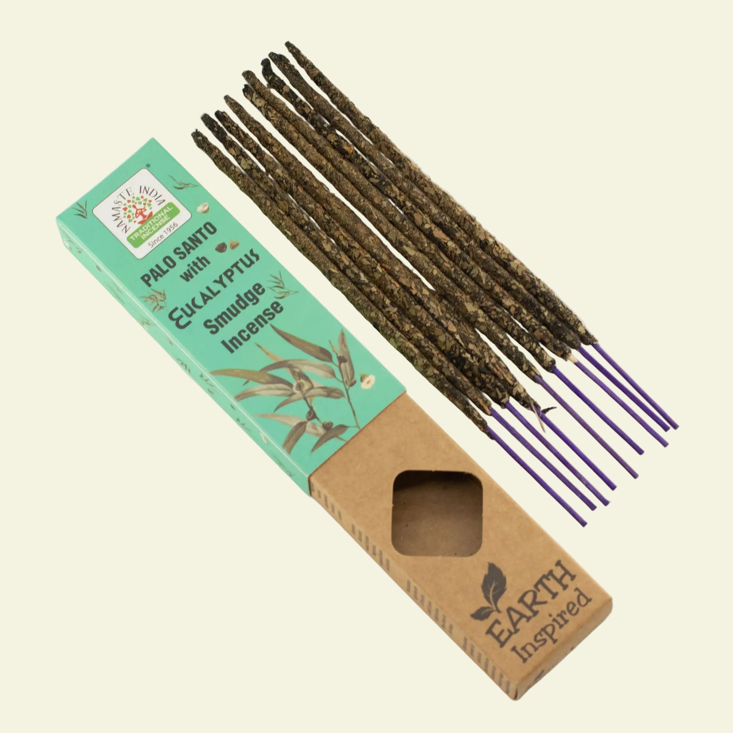 Incienso natural de palo santo y eucalipto Earth Inspired aroma fresco y purificante