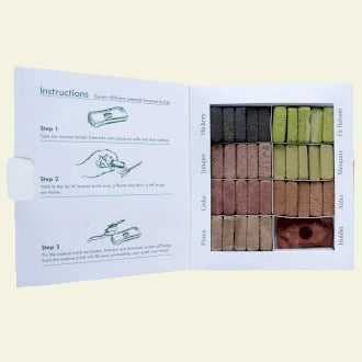 ladrillos de incienso natural himalaya con quemador aromas naturales para aromaterapia