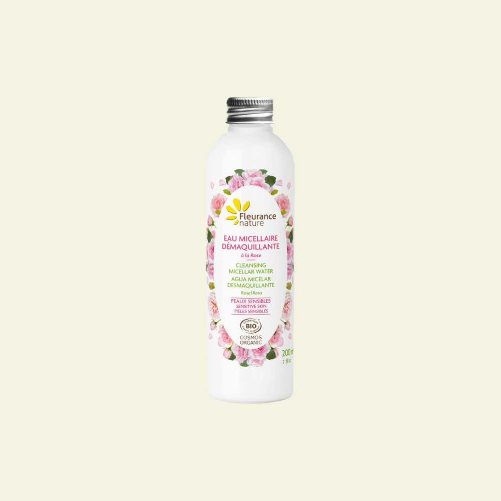 Agua Micelar Desmaquillante con Rosa