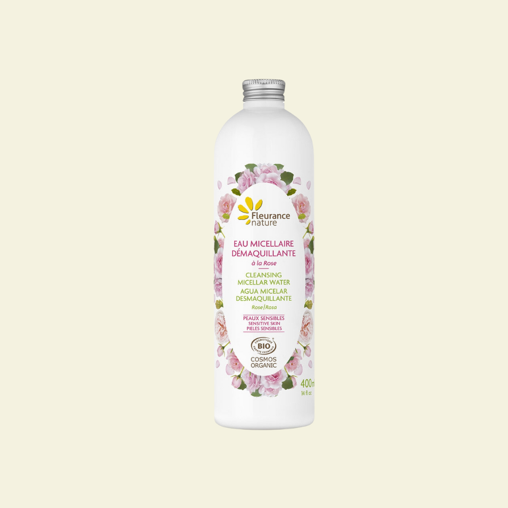 Agua Micelar Desmaquillante con Rosa