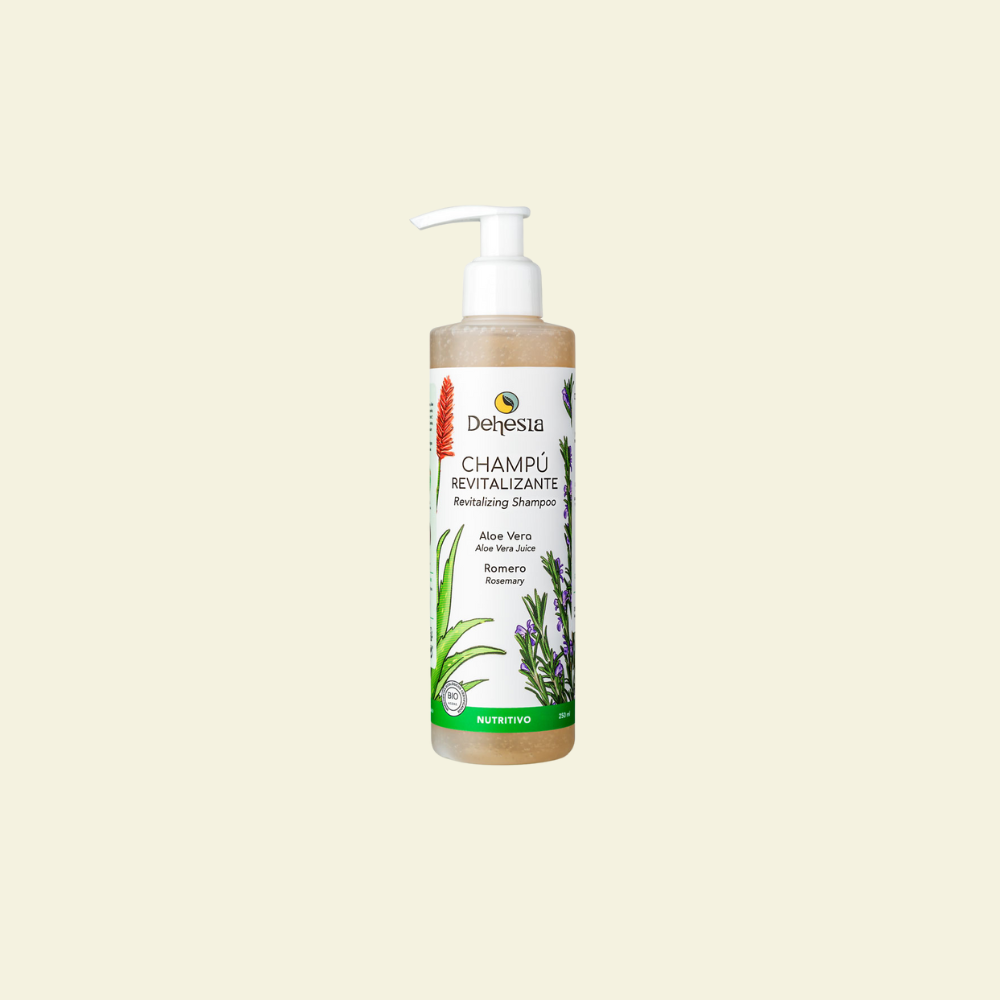 Champú Revitalizante Nutritivo BIO con Aloe Vera y Romero 250 ml.