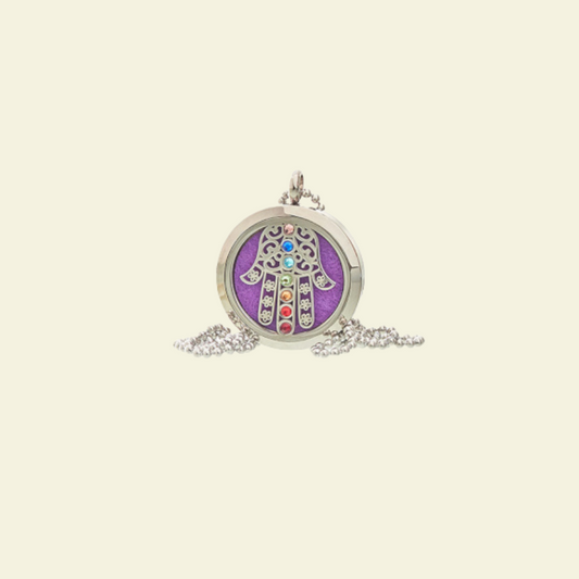 Collar difusor de aromaterapia 30 mm- Hamsa Chakra