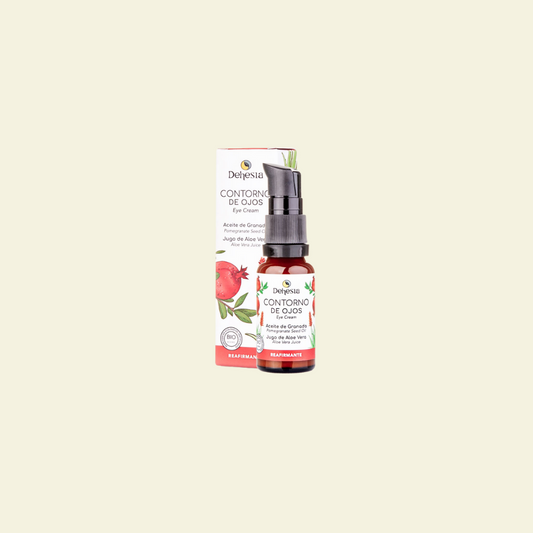 Contorno de ojos reafirmante de Granada y Aloe Vera 20ml.