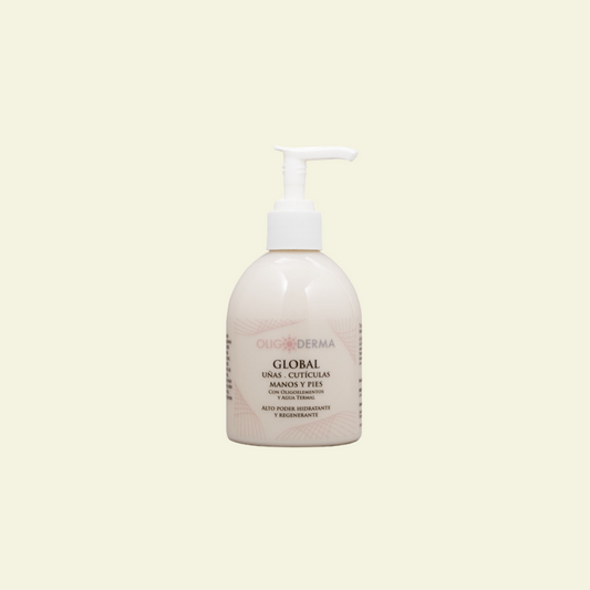 Crema Global Oligoderma para uñas, cutículas, manos y pies 250 ml.