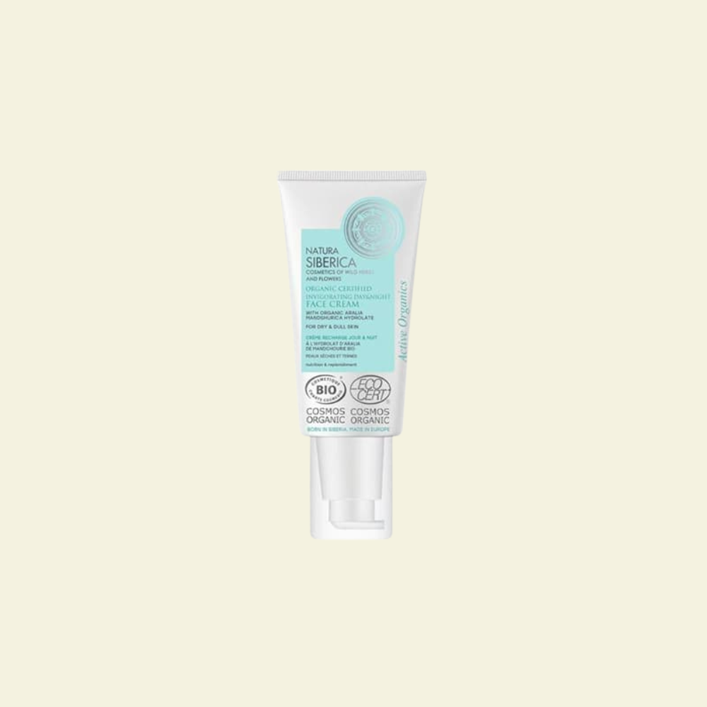 Crema Facial Vigorizante Día y Noche para Piel Seca o Apagada 50 ml.
