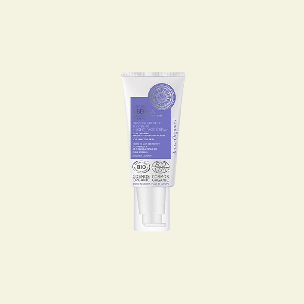 Crema Facial de Noche Calmante para Piel Sensible 50 ml.