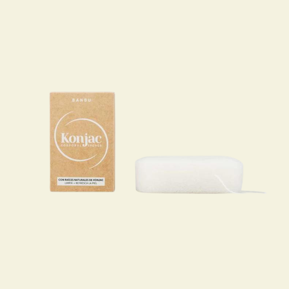 Esponja Konjac Corporal Purificante Natural