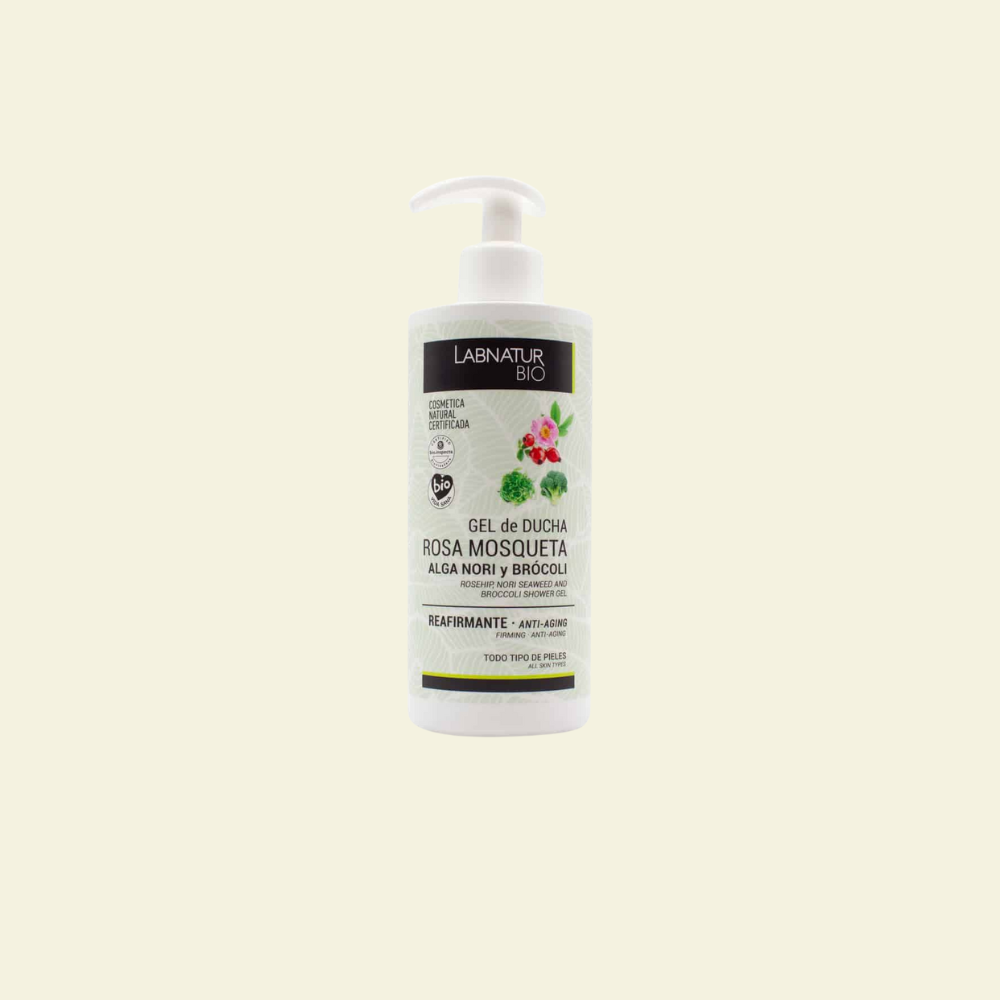 Gel de Ducha Rosa Mosqueta, Algas y Brócoli 450ml.