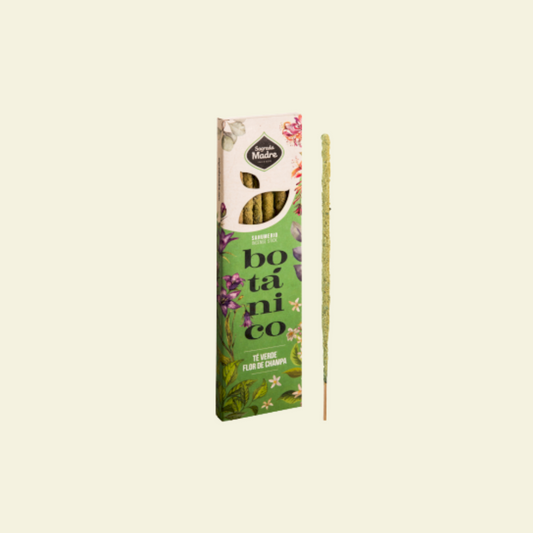 Incienso Botánico Té Verde y Champa