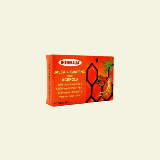 Jalea Real + Ginseng con Acerola 45 cápsulas