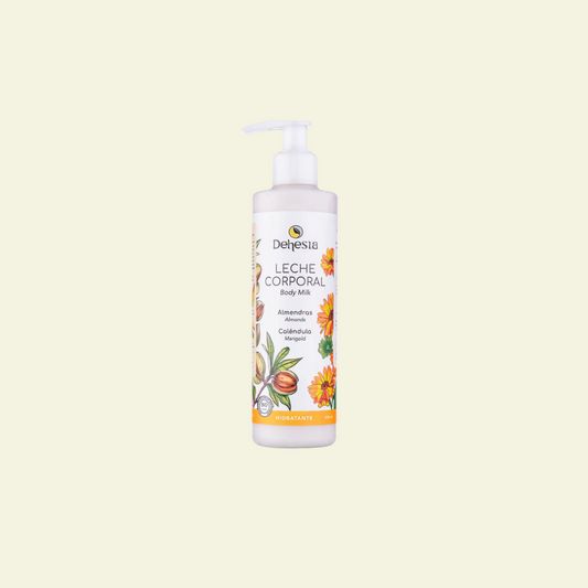 Leche Corporal hidratante con Almendras y Caléndula 250ml.