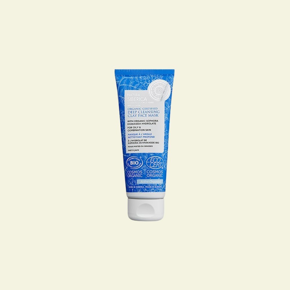 Mascarilla facial Limpieza profunda de Arcilla para Piel Grasa o Mixta 50 ml.