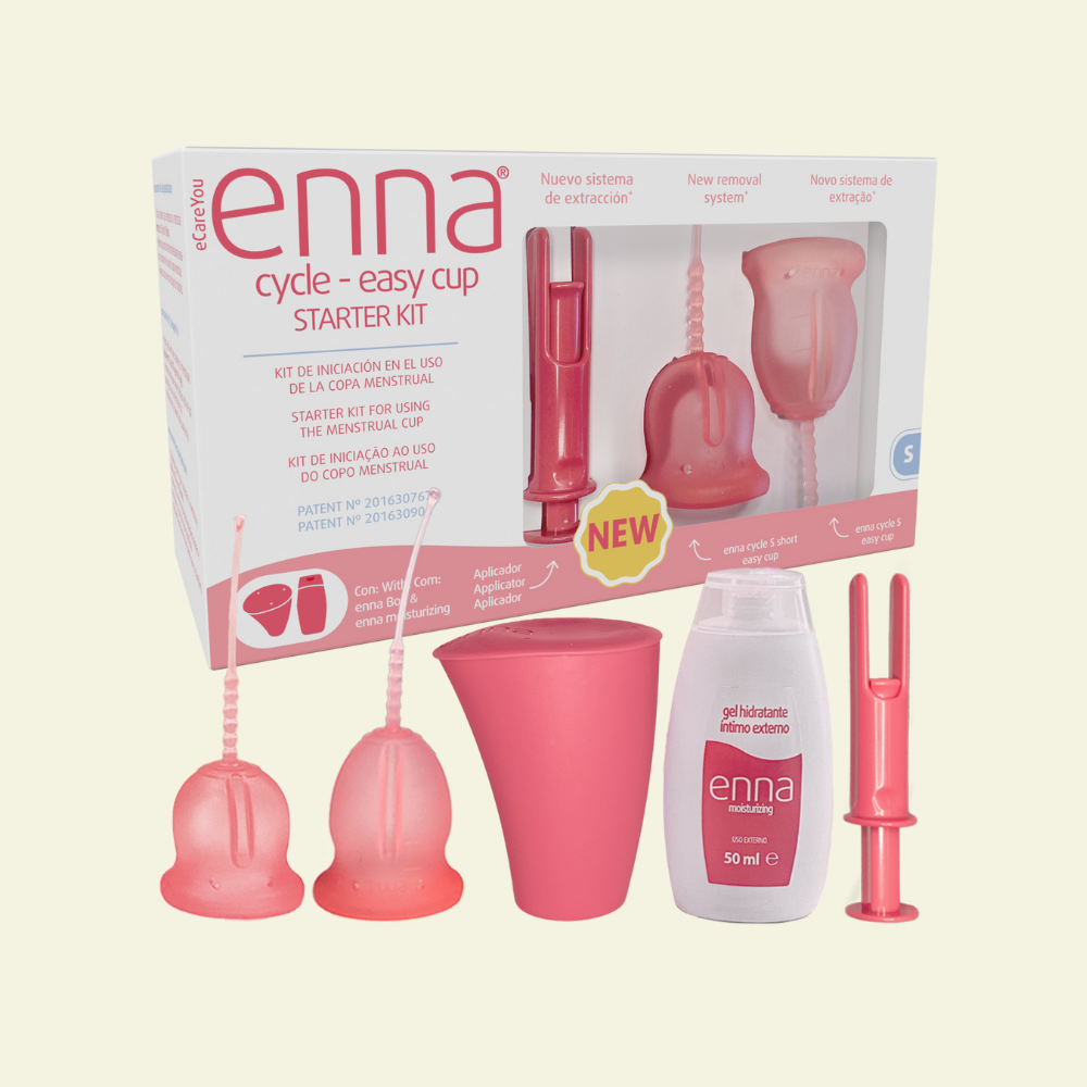 Copa menstrual Enna Cycle Easy Cup Starter Kit