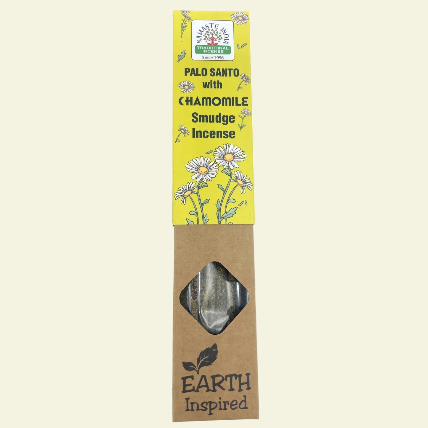 Incienso natural de palo santo y manzanilla Earth Inspired aroma relajante