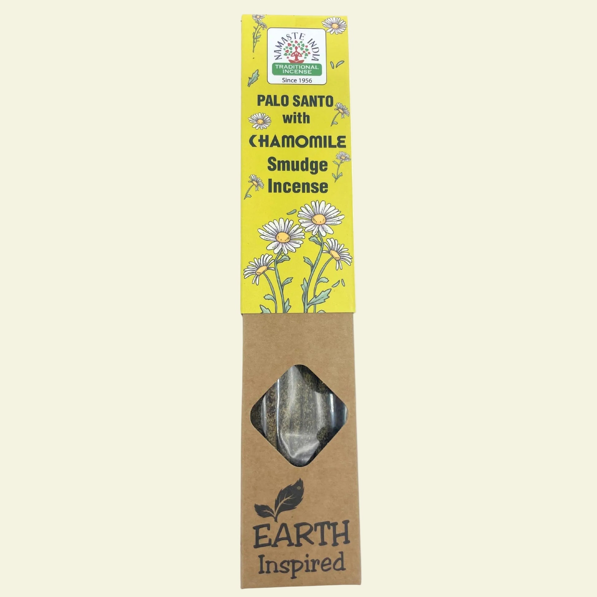 Incienso natural de palo santo y manzanilla Earth Inspired aroma relajante