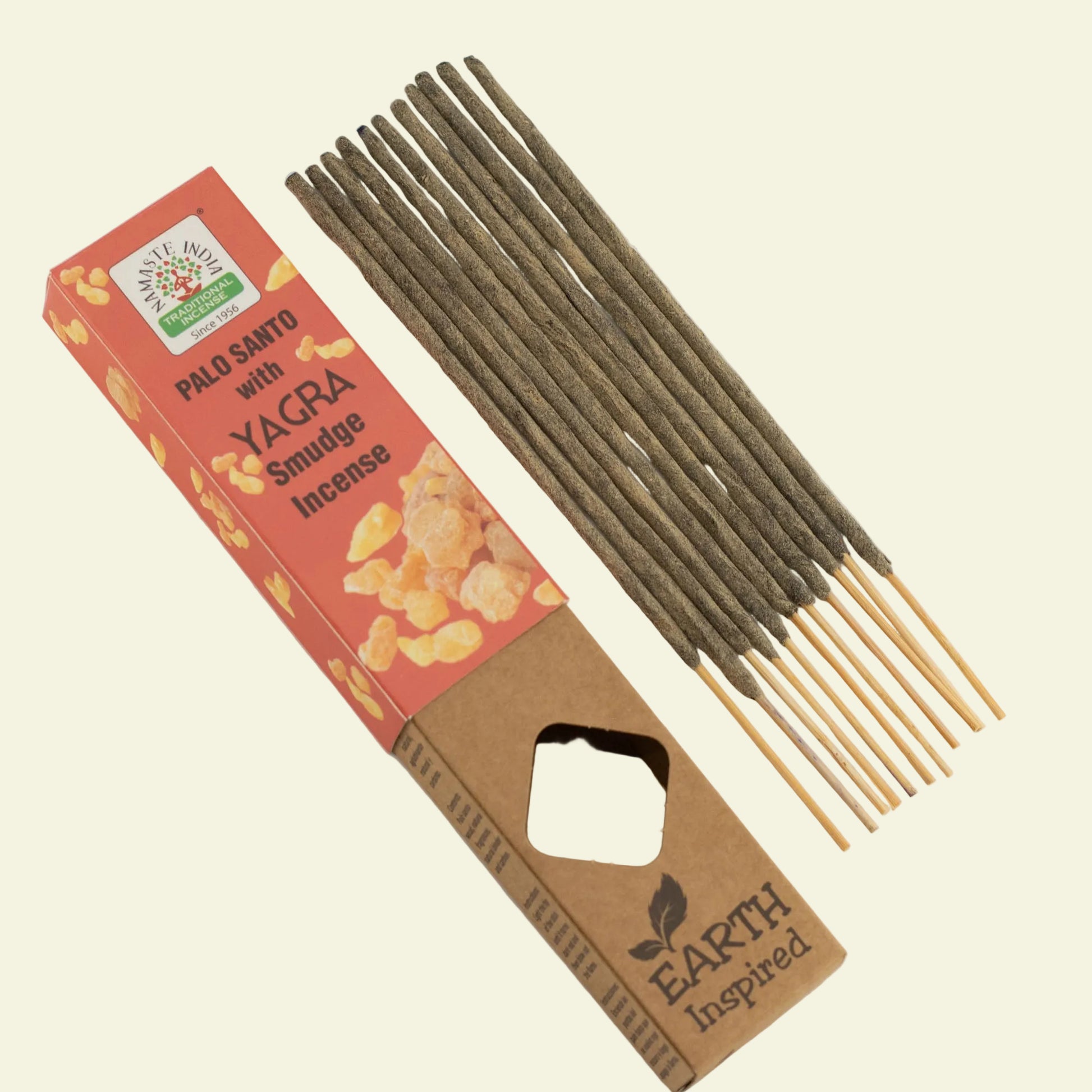 Incienso natural de palo santo y Yagra Earth Inspired aroma místico y prosperidad